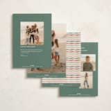 "Holiday Greetings" - Holiday Cards in Pine by Pixel and Hank - Back of Card Options