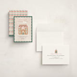 "Holiday Greetings" - Holiday Cards in Pine by Pixel and Hank - Assembled