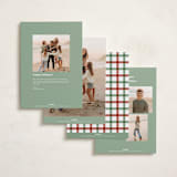 "Unleash the Joy" - Holiday Cards in Spruce by Erin German - Back of Card Options