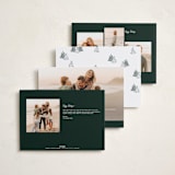 "Minimal tree farm" - Holiday Cards in Forest by Michelle Harrick - Back of Card Options
