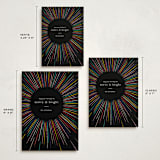 "Burst" - Holiday Cards in Disco by Pixel and Hank - Formats Available