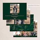 "Barking Fun" - Holiday Cards in Evergreen by Stephanie Given - Back of Card Options