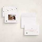 "Cross Stitch Christmas" - Holiday Cards in Snow by Studio Suku - Assembled