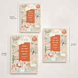 "Counting The Days" - Holiday Cards in Persimmon by Leah Bisch - Formats Available