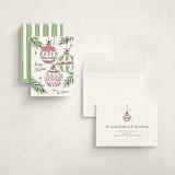"Bright Ornaments" - Holiday Cards in Gumdrop by Erin German - Assembled