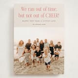 "Short on Time" - Holiday Cards in Eggnog by Erica Krystek - Front