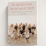 "Short on Time" - Holiday Cards in Eggnog by Erica Krystek - Folded Card