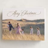 "Classically" - Holiday Cards in Sand by Christy Hy Lee - Folded Card