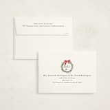 "Cosy Fireplace" - Holiday Cards in Fern by Petra Kern - FREE Recipient Addressing