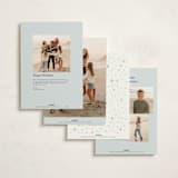 "Golden Gate Globe" - Holiday Cards in Winter by Laura Bercovich - Back of Card Options