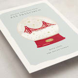 "Golden Gate Globe" - Holiday Cards in Winter by Laura Bercovich - Detail