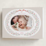 "Chantilly" - Holiday Cards in Dove by Karidy Walker - Folded Card