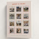 "Year Gallery" - Holiday Cards in Pudding by Claudia Orengo - Folded Card