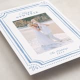 "Fine Frame" - Holiday Cards in Blue Jay by Melanie Kosuge - Detail