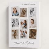 "Nine Snapshots" - Holiday Cards in Snow by Hooray Creative - Folded Card