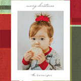 "abstract plaid" - Holiday Cards in Festive by Rebecca Durflinger - Detail