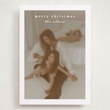 "Simplest border" - Holiday Cards in Snow by Stacey Meacham - Front