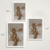 "Simplest border" - Holiday Cards in Snow by Stacey Meacham - Formats Available