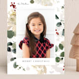 "Winter Gardens" - Holiday Cards in Snow by Kelly Ventura - Front