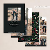 "Love, Peace & Hope" - Holiday Cards in Holly by Susan Moyal - Back of Card Options