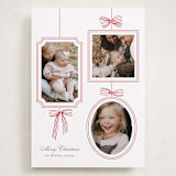 "Bows" - Holiday Cards in Snow by Baumbirdy - Front