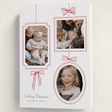"Bows" - Holiday Cards in Snow by Baumbirdy - Folded Card