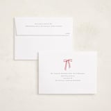 "Bows" - Holiday Cards in Snow by Baumbirdy - FREE Recipient Addressing