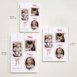 "Bows" - Holiday Cards in Snow by Baumbirdy - Formats Available