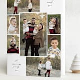 "Merry Seven" - Holiday Cards in Snowflake by Holly Whitcomb - Folded Card