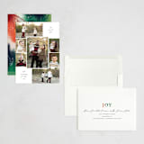 "Merry Seven" - Holiday Cards in Snowflake by Holly Whitcomb - Assembled