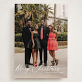 "Holiday Glee" - Holiday Cards in Ivory by Chris Griffith - Front