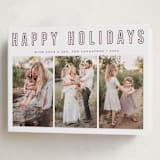 "Triple Happiness" - Holiday Cards in Snow by Juliana Zimmermann - Folded Card
