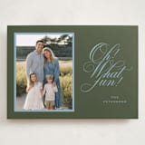 "Family Traditions" - Holiday Cards in Evergreen by Erin Hodges - Front