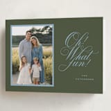 "Family Traditions" - Holiday Cards in Evergreen by Erin Hodges - Folded Card