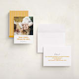 "Pretty Please" - Holiday Cards in Snow by Robert and Stella - Assembled