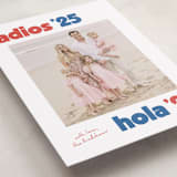 "adios" - Holiday Cards in Azure by Megan Davis - Detail