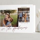 "Snapshots" - Holiday Cards in Merlot by That Girl Press - Folded Card