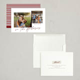 "Snapshots" - Holiday Cards in Merlot by That Girl Press - Assembled