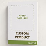 "Portrait Custom" - Holiday Cards in Charcoal by Minted - Folded Card