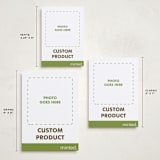 "Portrait Custom" - Holiday Cards in Charcoal by Minted - Formats Available