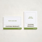 "Portrait Custom" - Holiday Cards in Charcoal by Minted - Photo Orientation Options