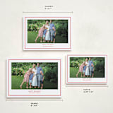 "Bowery" - Holiday Cards in Candy Cane by Megan Davis - Formats Available