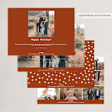 "Christmas Montage" - Holiday Cards in Harvest by Vanessa Doyle - Back of Card Options