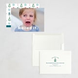 "Nailed It" - Holiday Cards in Snow by Jackie Crawford - Assembled