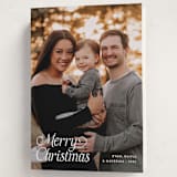 "Basics" - Holiday Cards in Snowberry by Pixel and Hank - Folded Card
