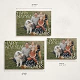 "Big Time" - Holiday Cards in Snow by Inkblot Design - Formats Available