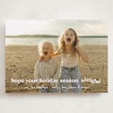 "Sleigh" - Holiday Cards in Snowfall by Megan Davis - Front