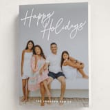 "Caroling" - Holiday Cards in Snow by Robert and Stella - Folded Card