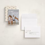 "Caroling" - Holiday Cards in Snow by Robert and Stella - Assembled