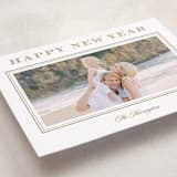 "Resort style" - Holiday Cards in Caramel by Stacey Meacham - Detail